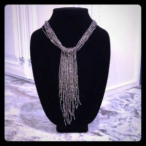 Multi strand beaded necklace